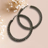 SILVER HOOP EARRING