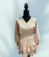 Peach dress