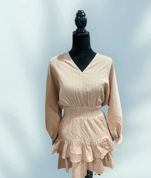 Peach dress