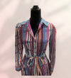 Printed Collar Dress