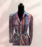 Printed Collar Dress