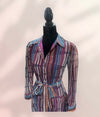 Printed Collar Dress