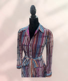 Printed Collar Dress