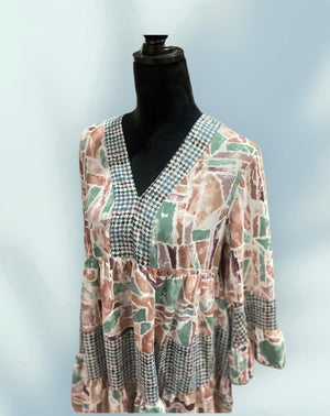 PRINTED LOOSE DRESS