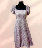 PURPLE FLORAL DRESS