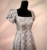 PURPLE FLORAL DRESS