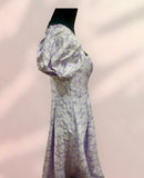 PURPLE FLORAL DRESS