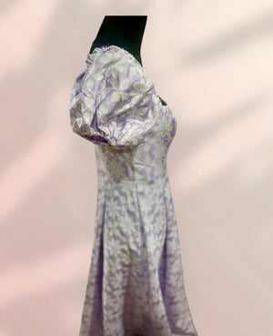 PURPLE FLORAL DRESS