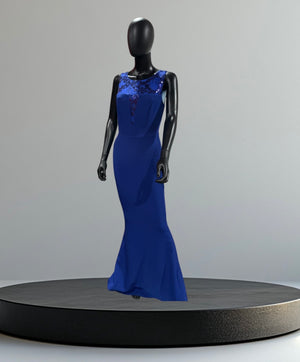 Sequined Blue Long gown