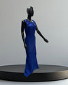 Sequined Blue Long gown