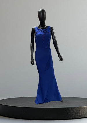 Sequined Blue Long gown