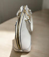 Mini White Coach Handbag