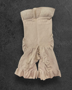 Nude high waist shorts faja