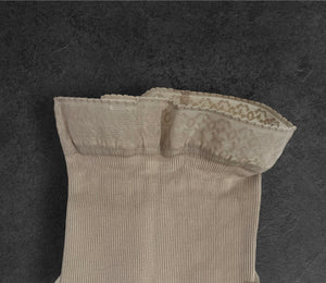 Nude high waist shorts faja