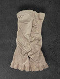 Nude high waist shorts faja
