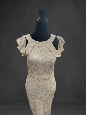 Nude Lace Dress
