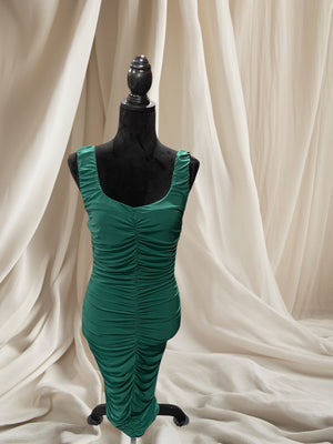 PLAIN GREEN DRESS