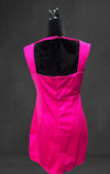 Hot Silk Pink sleeveless Mini dress